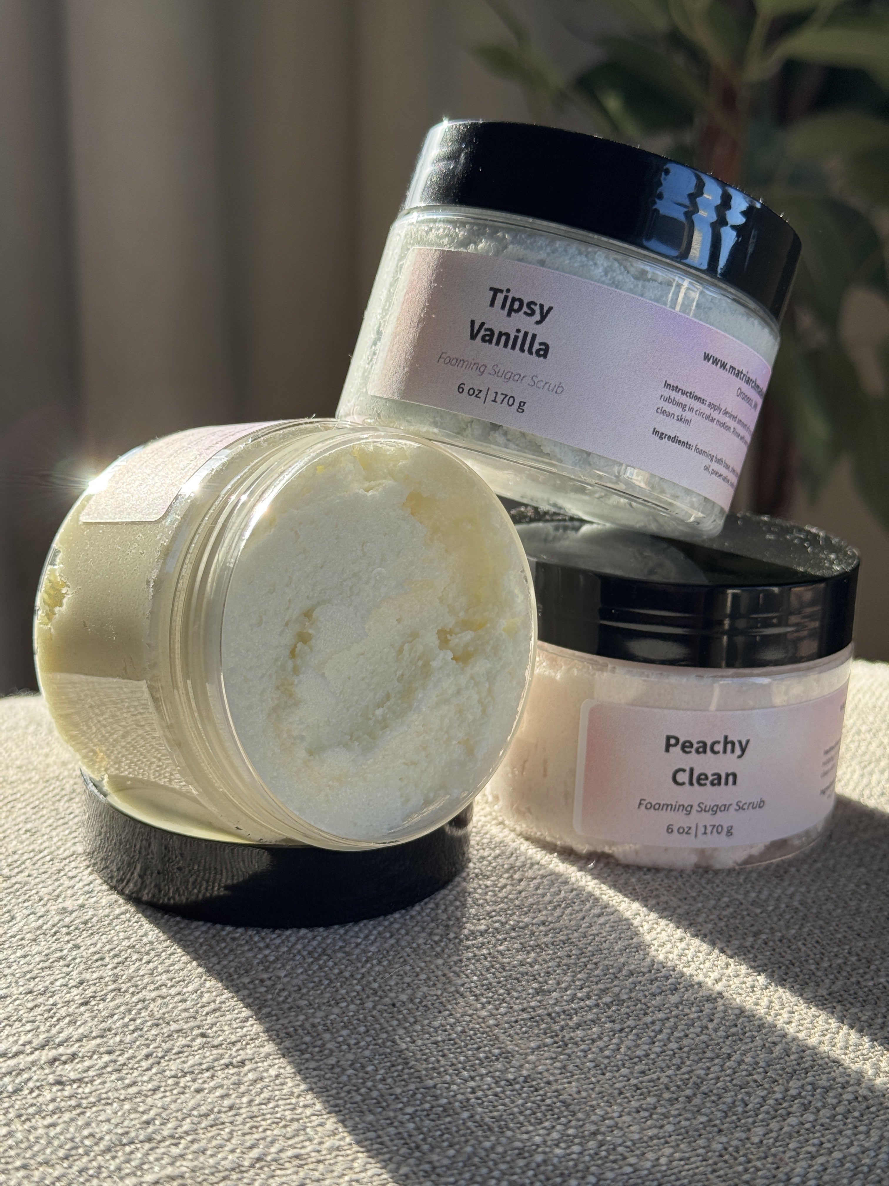 Foaming Sugar Scrubs