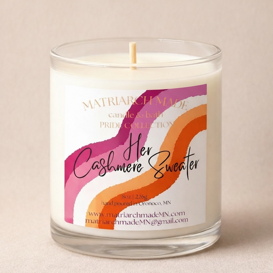 Live Laugh Lesbian Coconut Soy Candle - Pride Collection