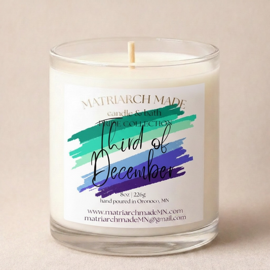 Third of December Coconut Soy Candle - Pride Collection