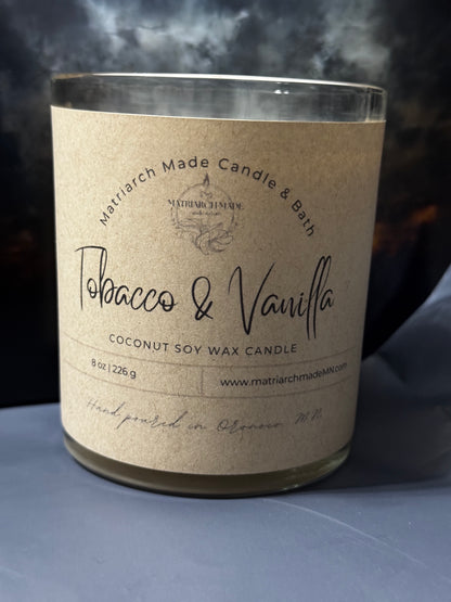 Tobacco & Vanilla Coconut Soy Candle