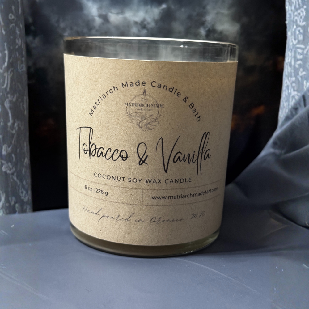 Tobacco & Vanilla Coconut Soy Candle