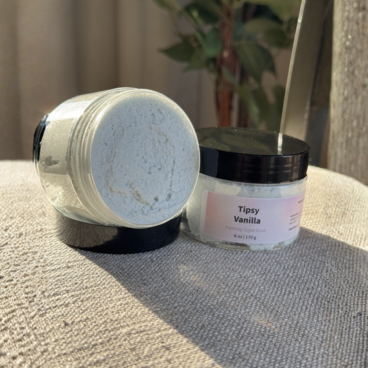 Boozy Vanilla Foaming Sugar Scrub