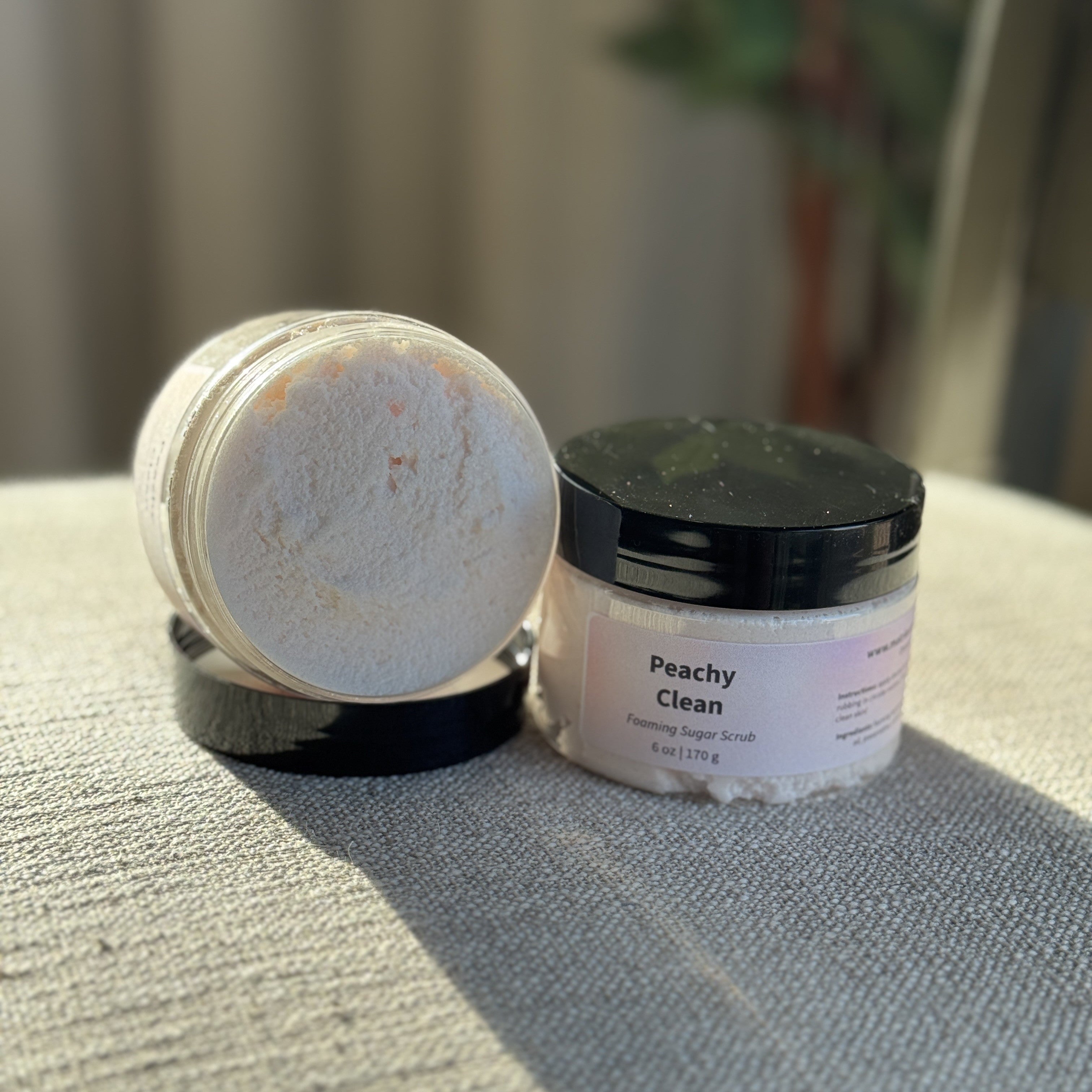 Peachy Clean Foaming Sugar Scrub