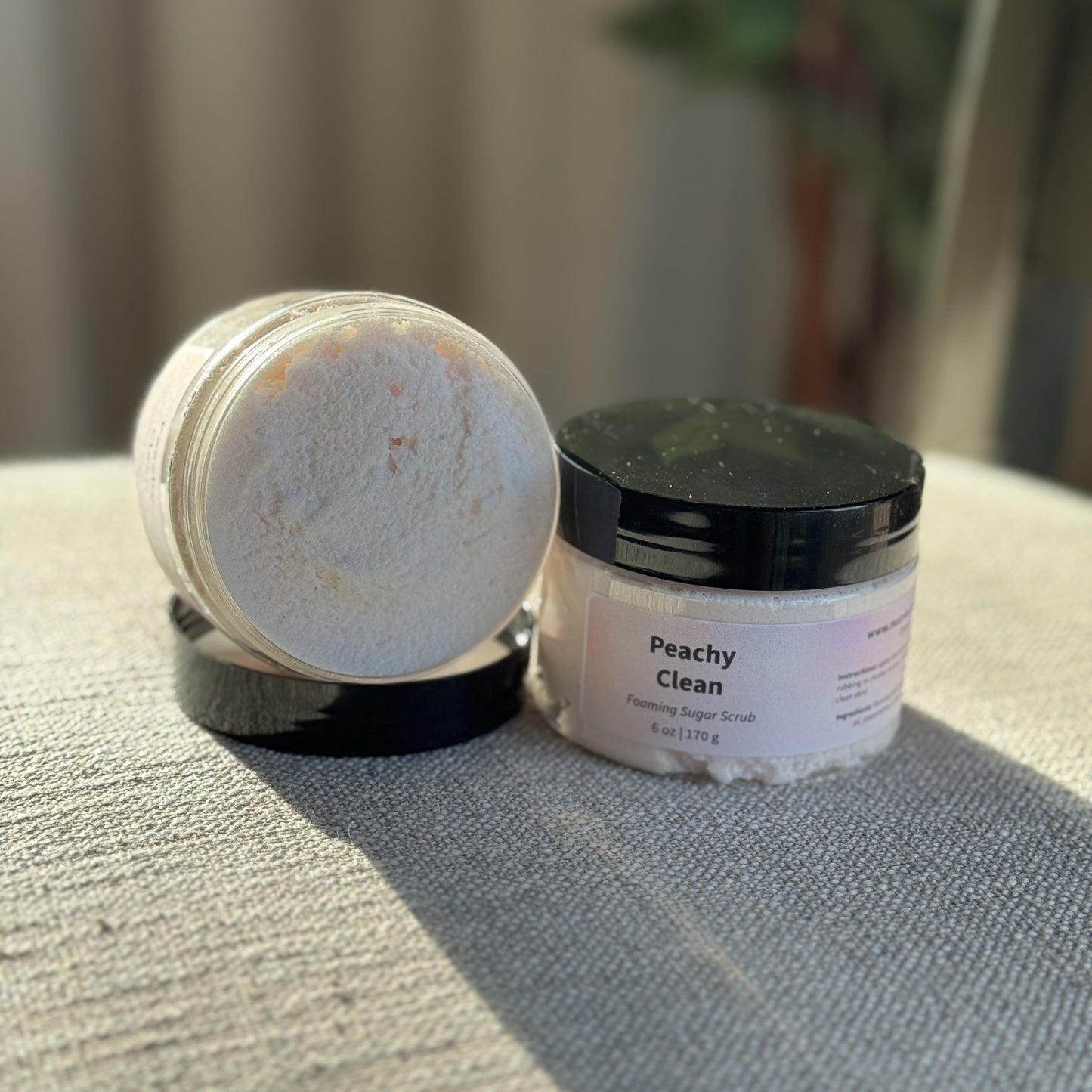 Peachy Clean Foaming Sugar Scrub