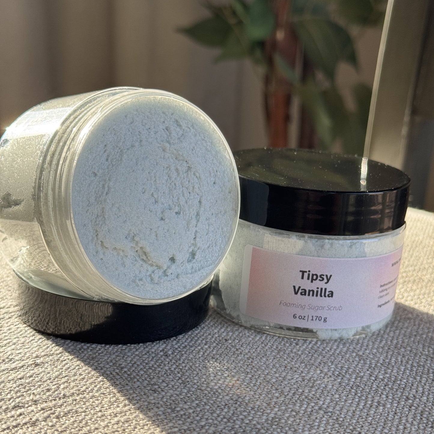 Boozy Vanilla Foaming Sugar Scrub